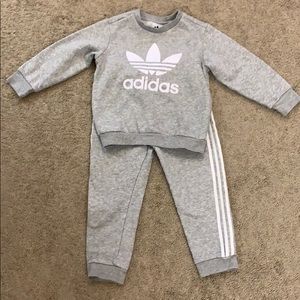 4T Grey Adidas Track Suit